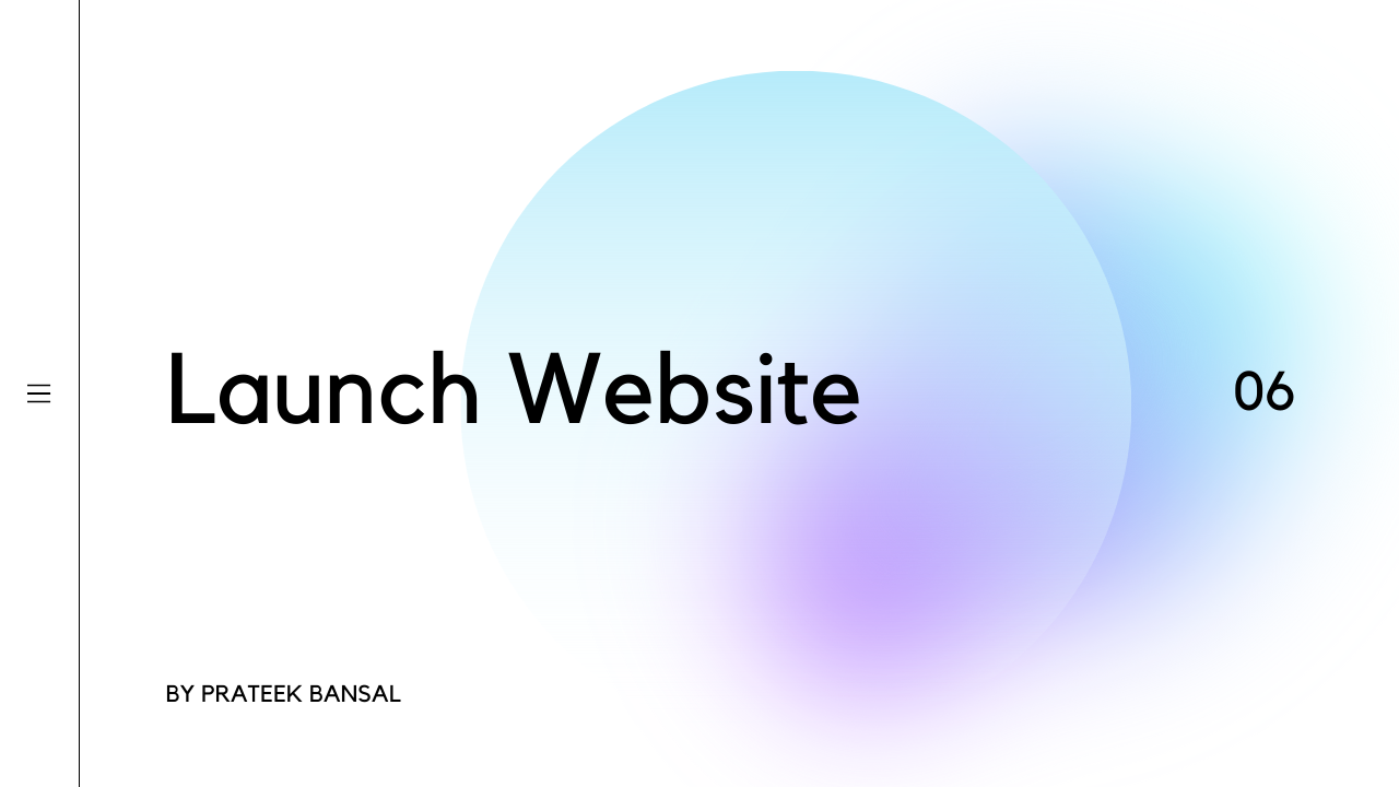 Launch Website on GHL