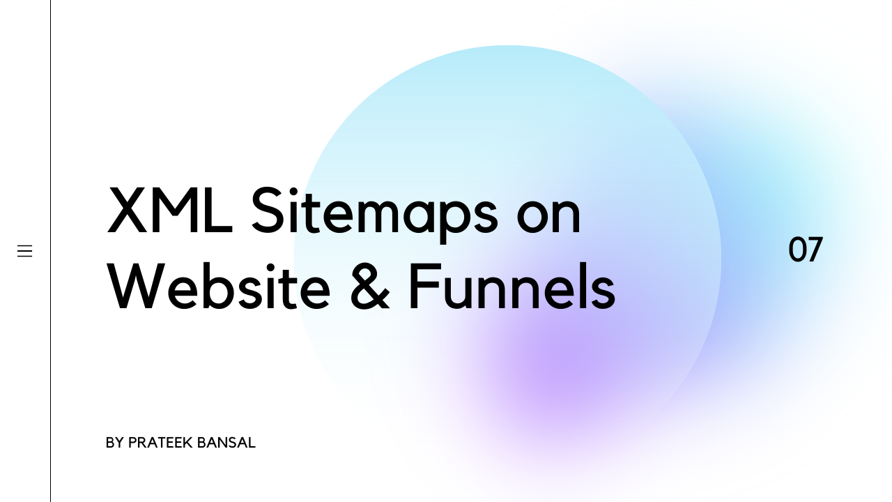 XML Sitemaps for GHL Website