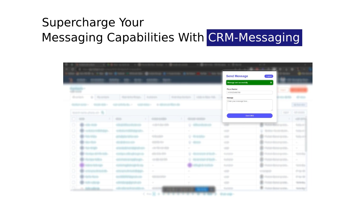 Chrome Extension CRM Messaging   123 1 