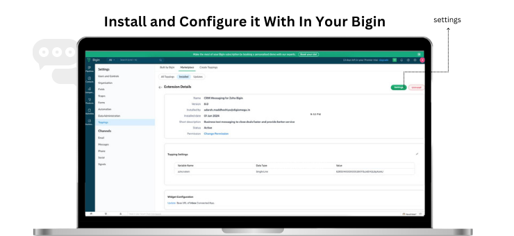 Supercharge Zoho Bigin WhatsApp Integration: Setup, Benefits, and Automation with CRM Messaging 1 ZOHO bigin