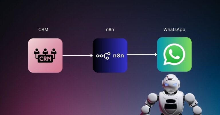 Send WhatsApp Messages Automatically Using n8n and CRM Messaging