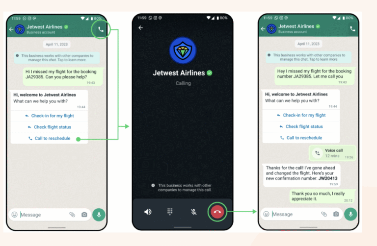 whatsapp calling